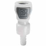 PPA Series Thermoplastic Push Button Coupler, Valved